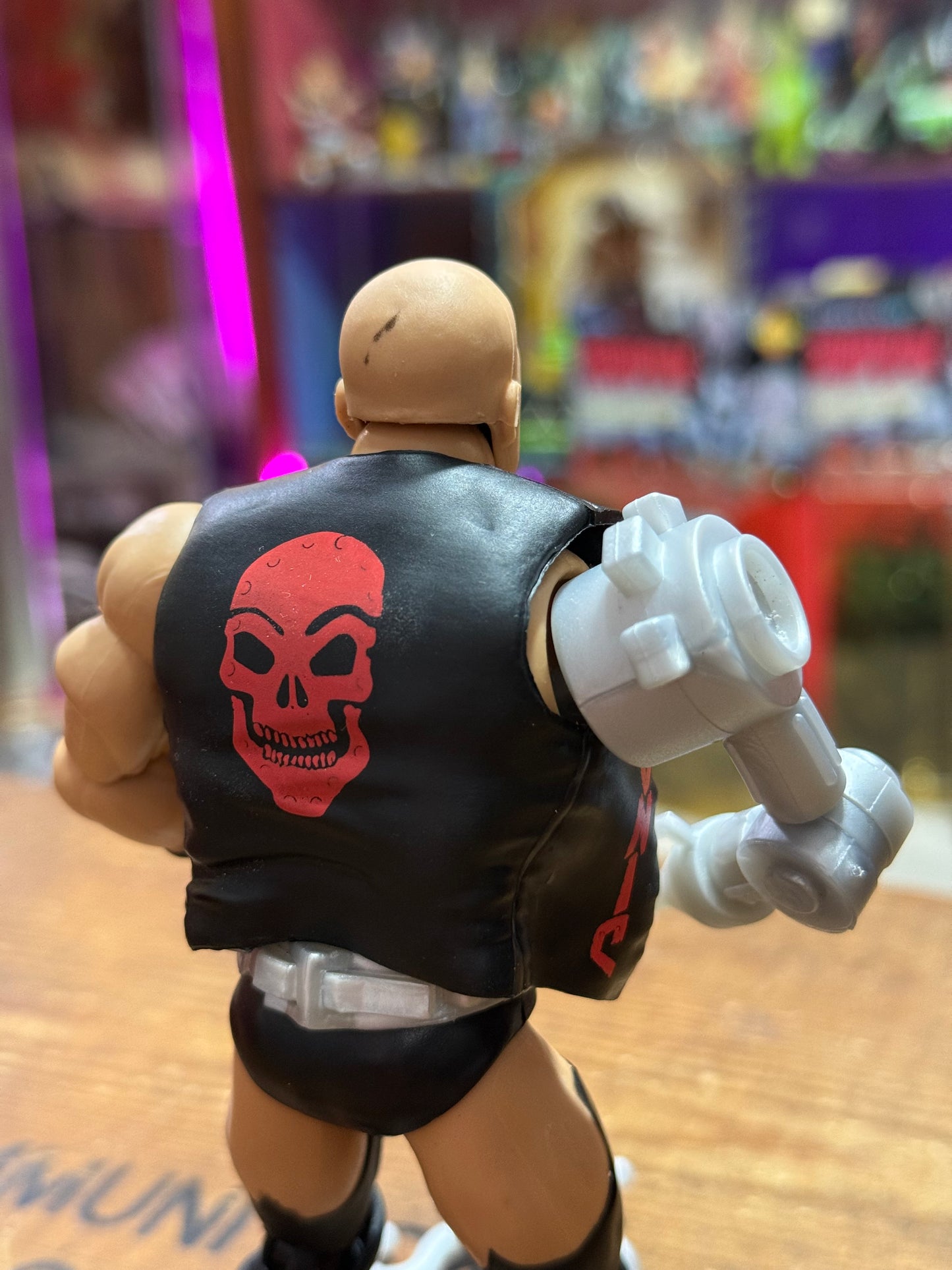WWE MOTU Stone Cold Steve Austin Bionic Rattlesnake Mattel Action Figure