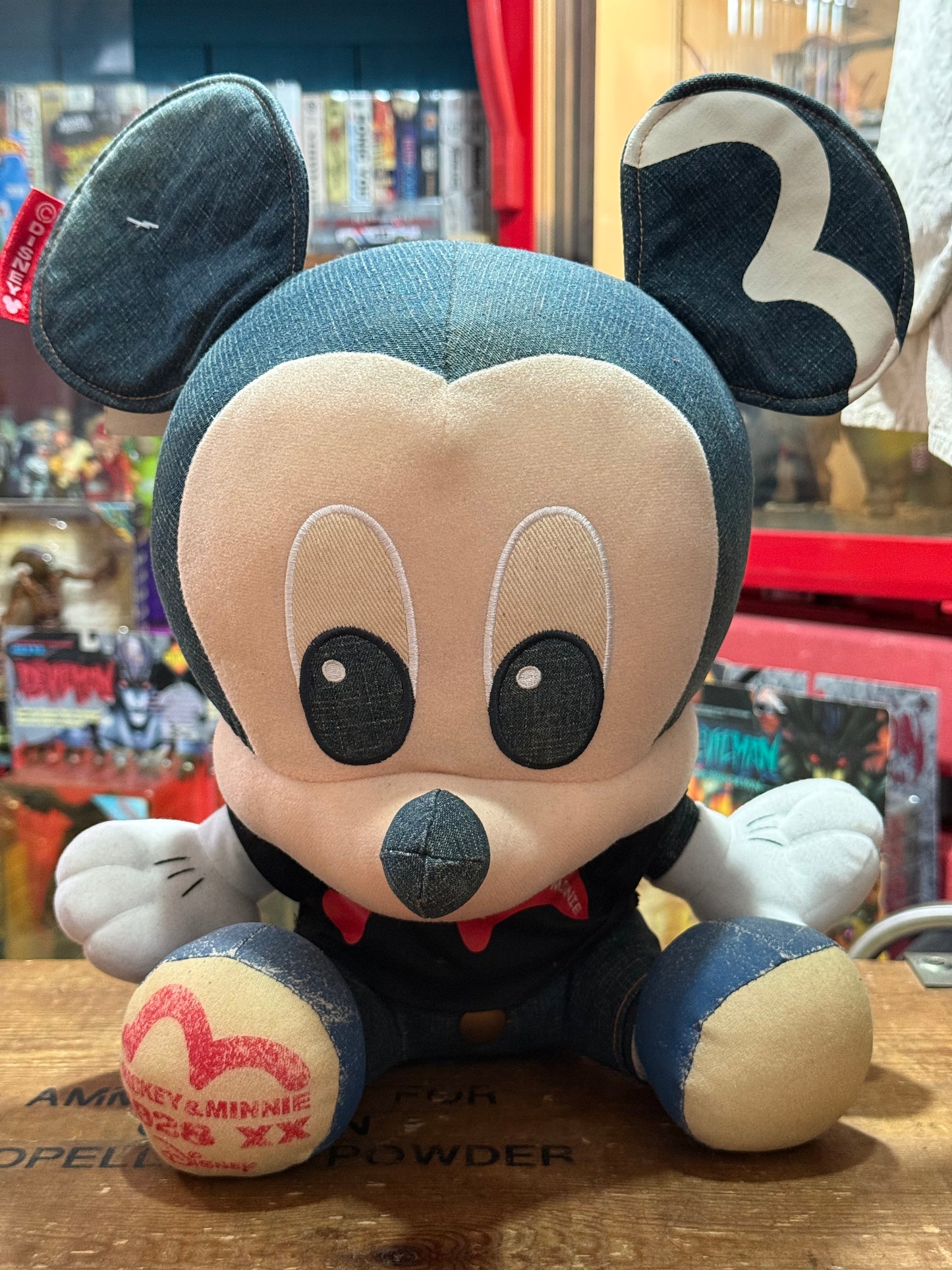 Disney Mickey Mouse x Evisu Denim Plush Toy