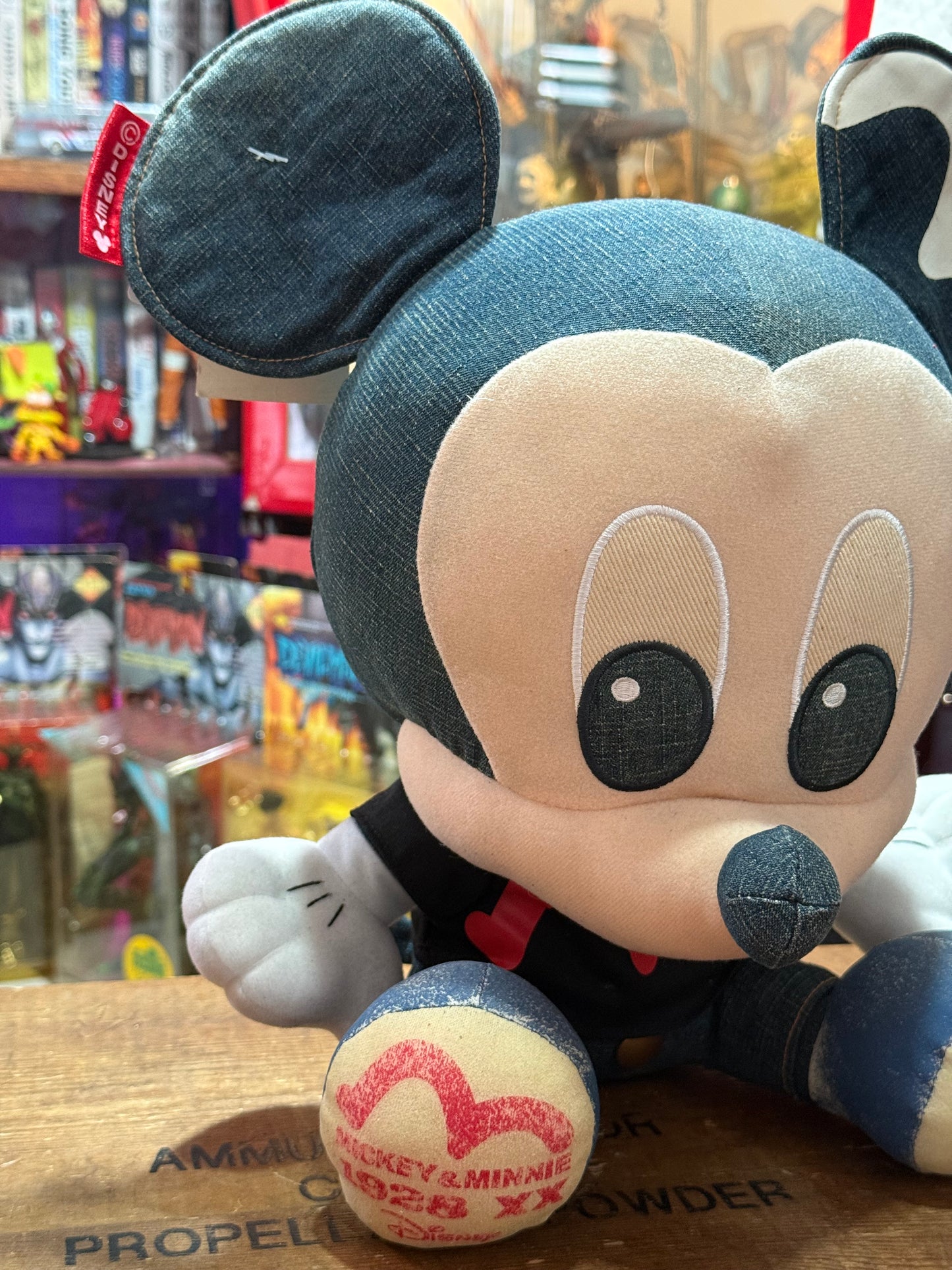 Disney Mickey Mouse x Evisu Denim Plush Toy