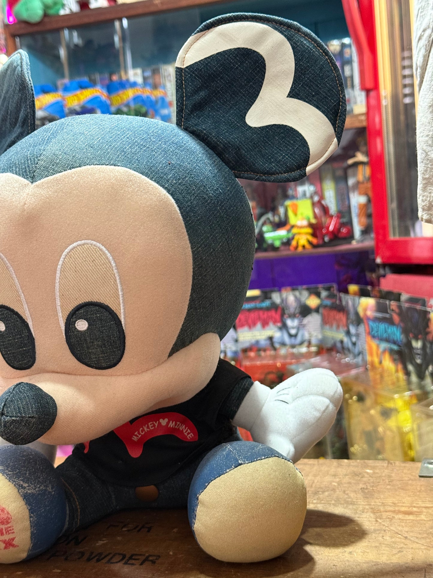Disney Mickey Mouse x Evisu Denim Plush Toy