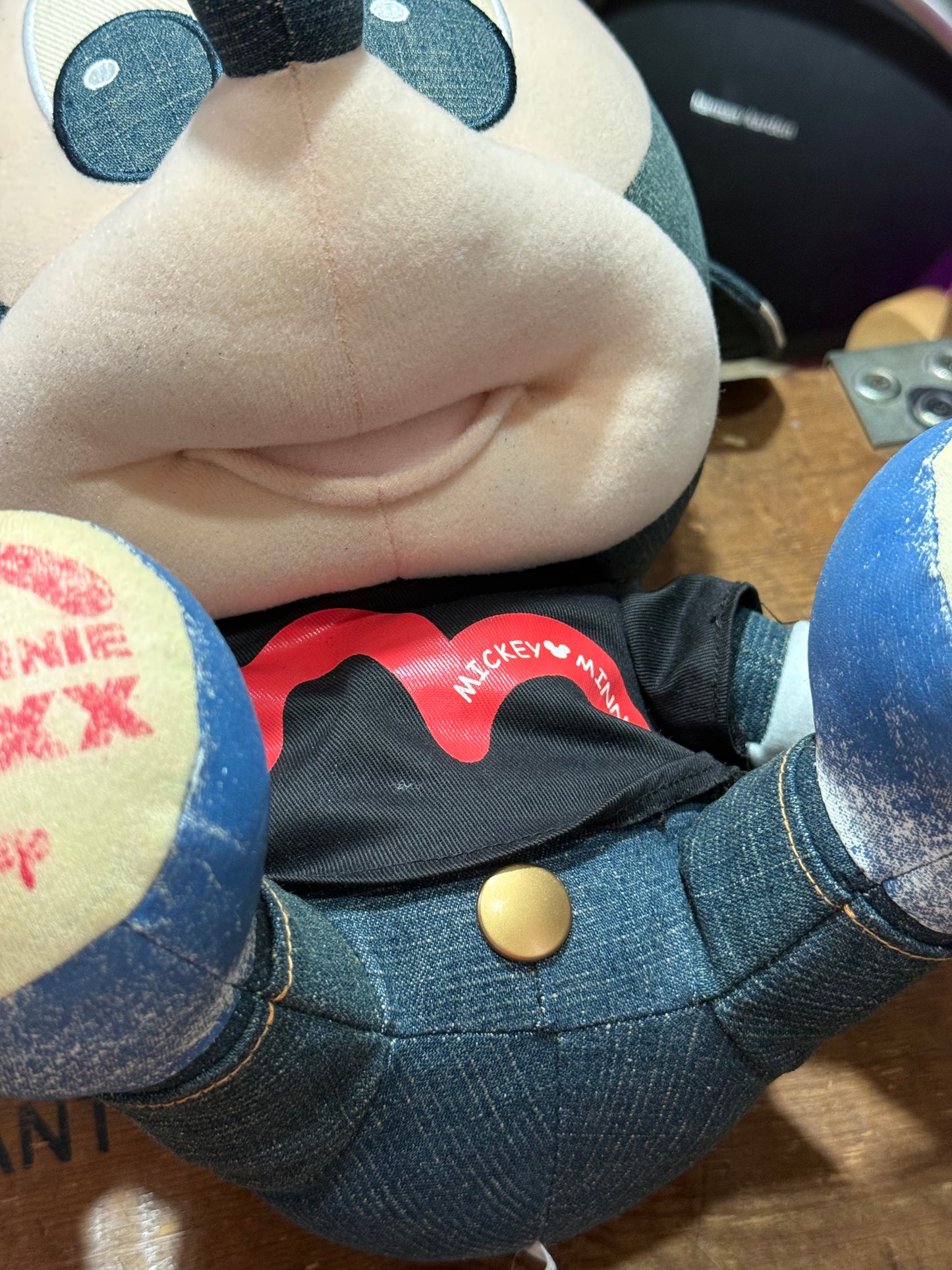 Disney Mickey Mouse x Evisu Denim Plush Toy