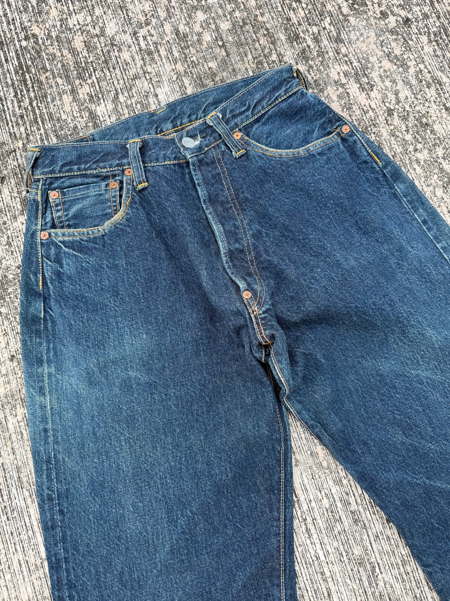Vintage Evis Lot 2501R XX Selvedge Jeans Made In Japan (Pre-Evisu Era)