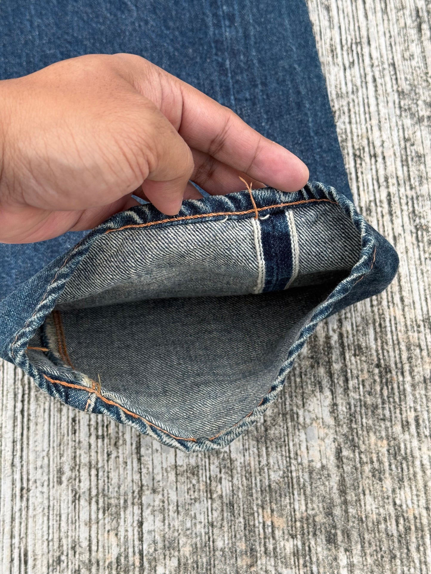 Vintage Evis Lot 2501R XX Selvedge Jeans Made In Japan (Pre-Evisu Era)