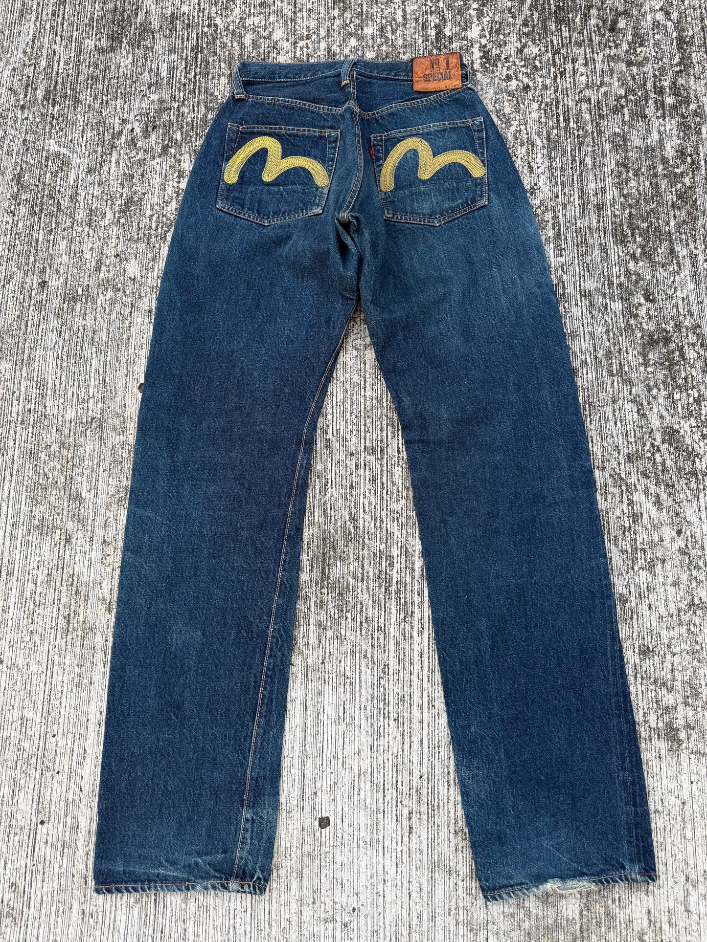 Vintage Evis Lot 2501R XX Selvedge Jeans Made In Japan (Pre-Evisu Era)