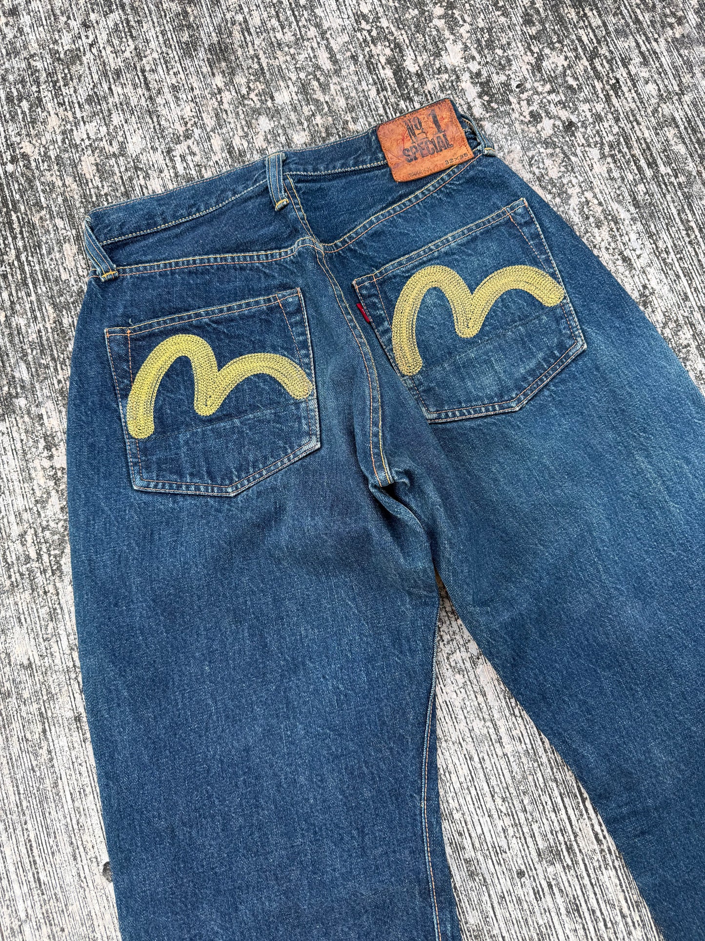 Vintage Evis Lot 2501R XX Selvedge Jeans Made In Japan (Pre-Evisu Era)