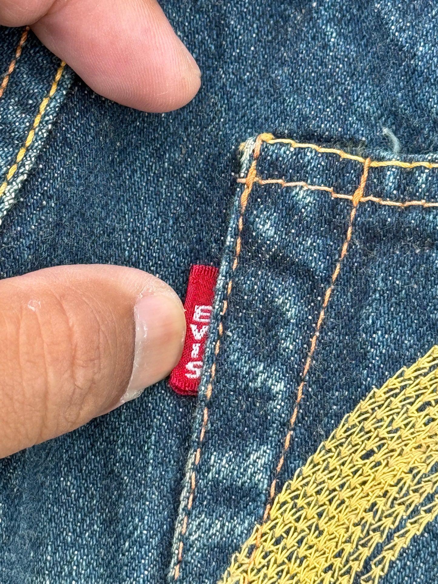 Vintage Evis Lot 2501R XX Selvedge Jeans Made In Japan (Pre-Evisu Era)