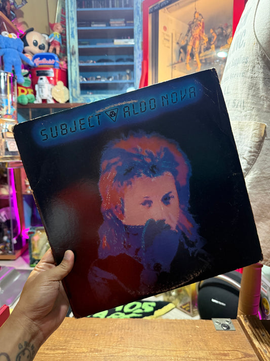 Vintage Aldo Nova Subject LP Vinyl Record Portrait Records 1983