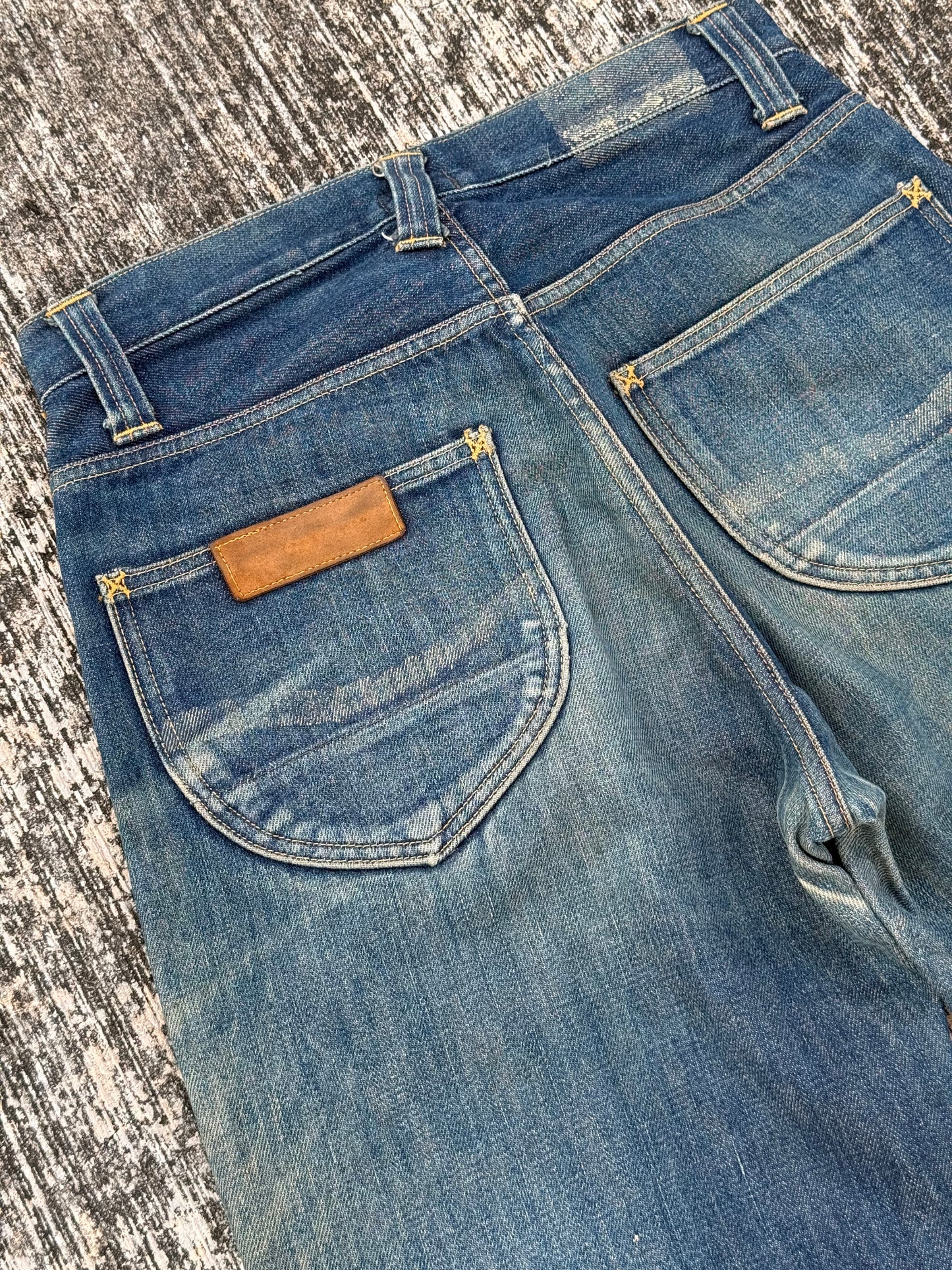 Vintage Evis “Custom Made” Selvedge Jeans (Pre-Evisu Osaka Era, 1990s Japan)