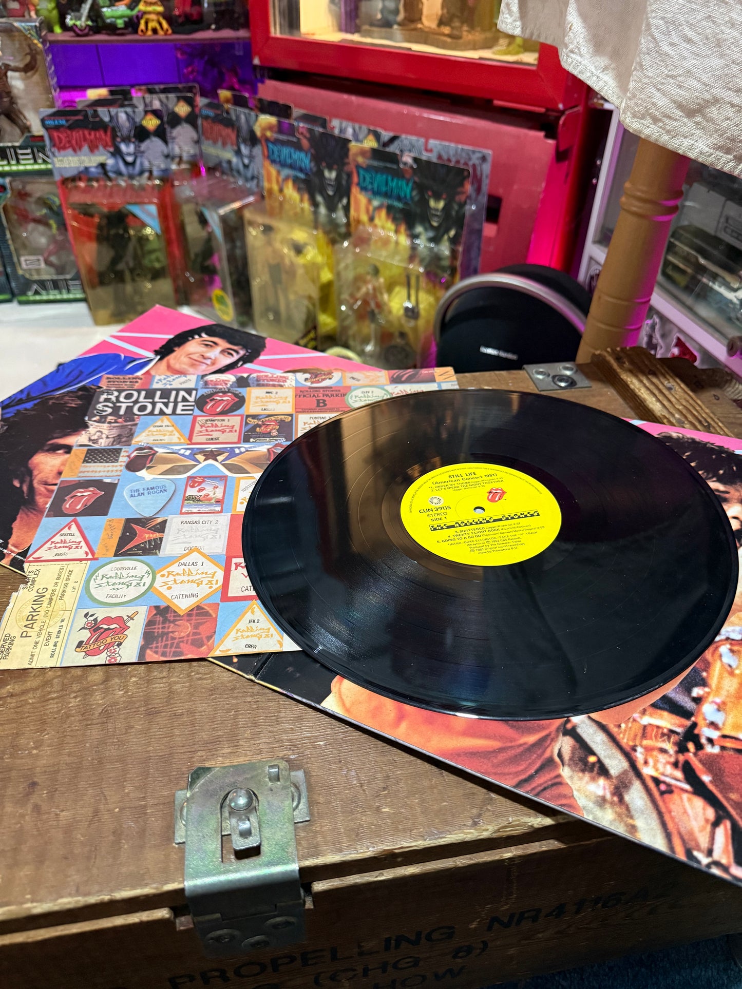 Vintage The Rolling Stones Still Life (American Concert 1981) LP Vinyl
