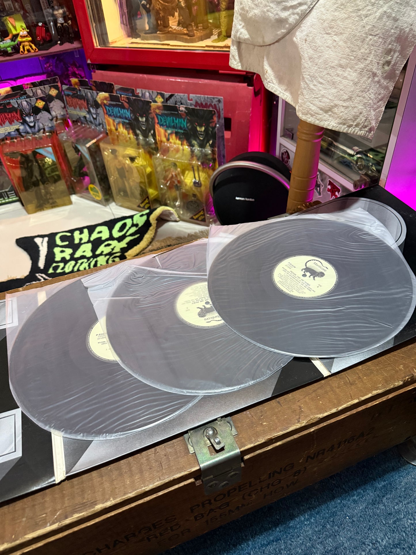 Vintage Emerson Lake & Palmer Welcome Back My Friends To The Show That Never Ends 3LP Live Vinyl