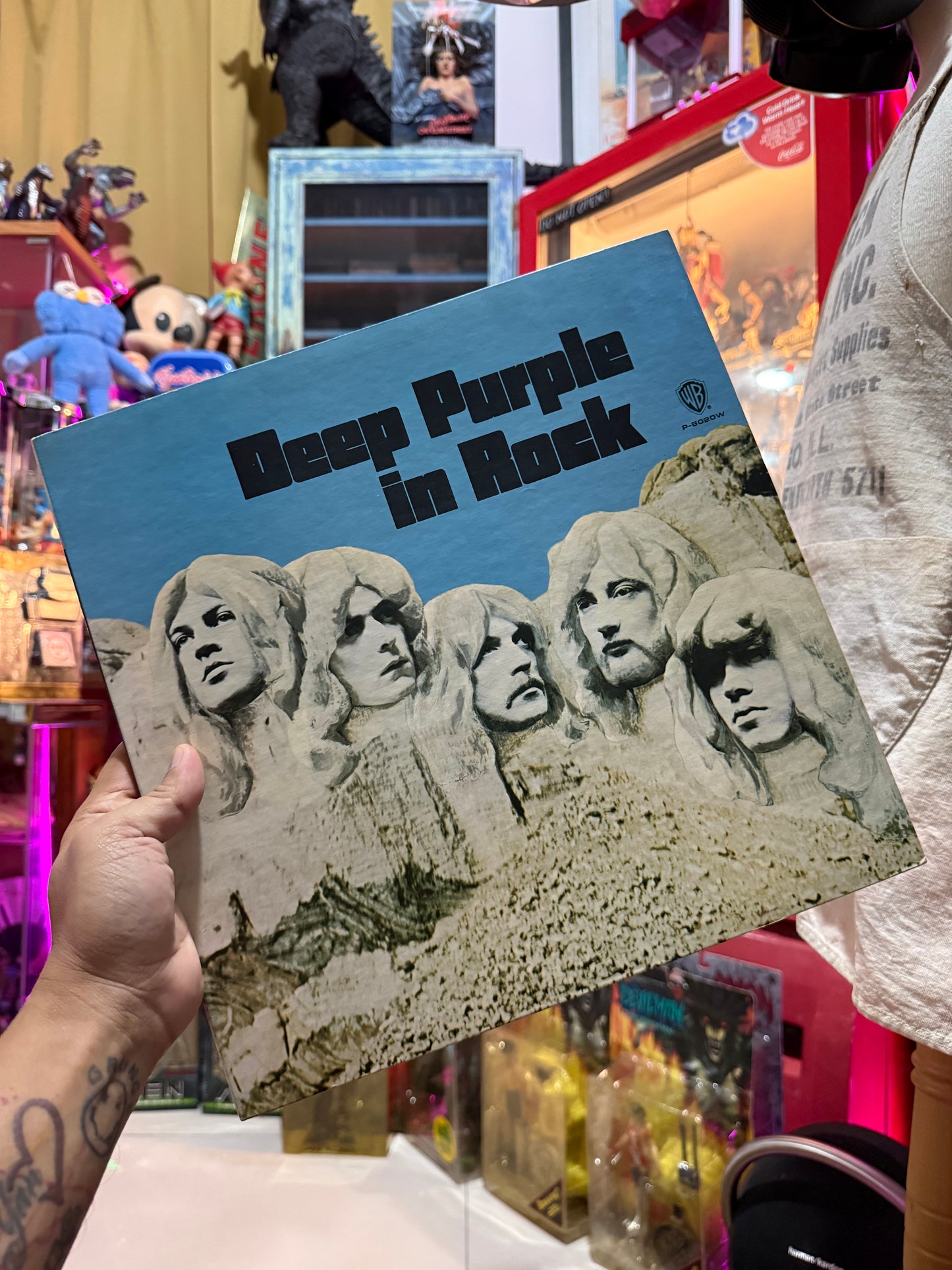 Vintage Deep Purple In Rock 1970 Warner Bros Vinyl LP Japan Press