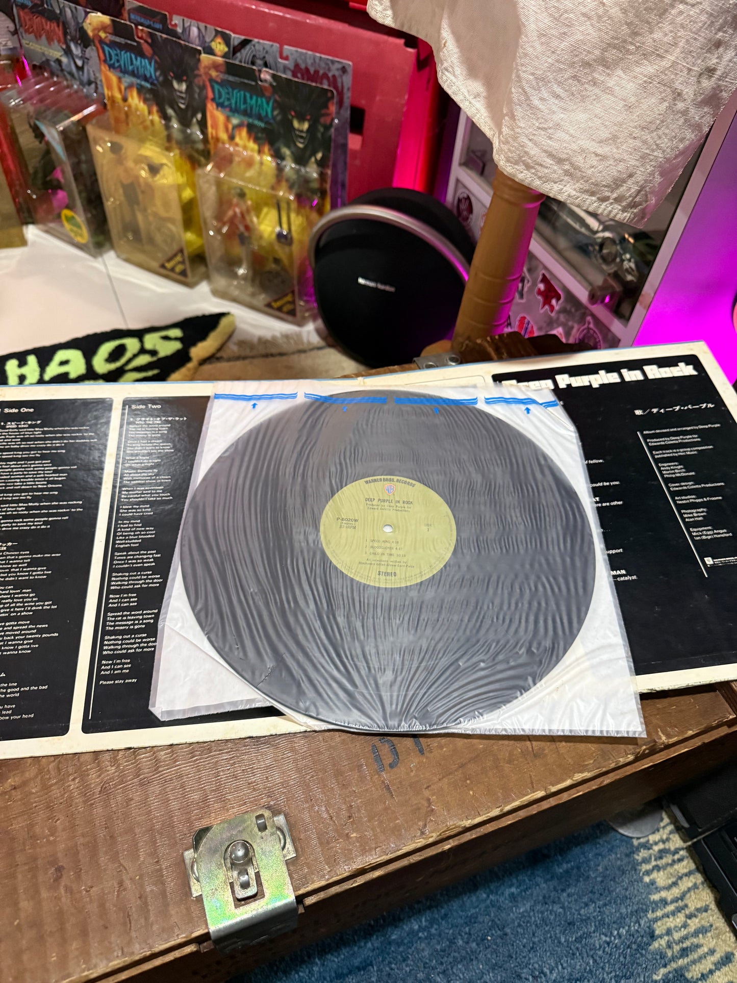 Vintage Deep Purple In Rock 1970 Warner Bros Vinyl LP Japan Press