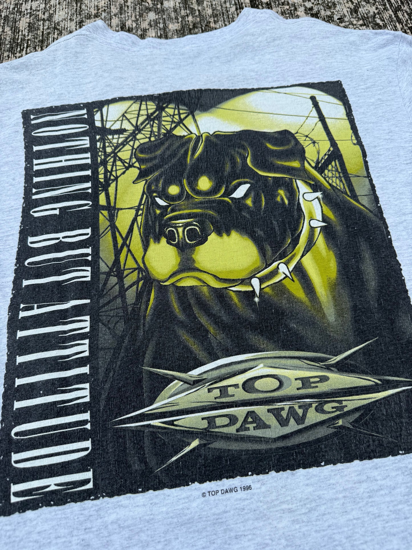 Vintage 1996 Top Dawg Rottweiler “Nothing But Attitude” Tee