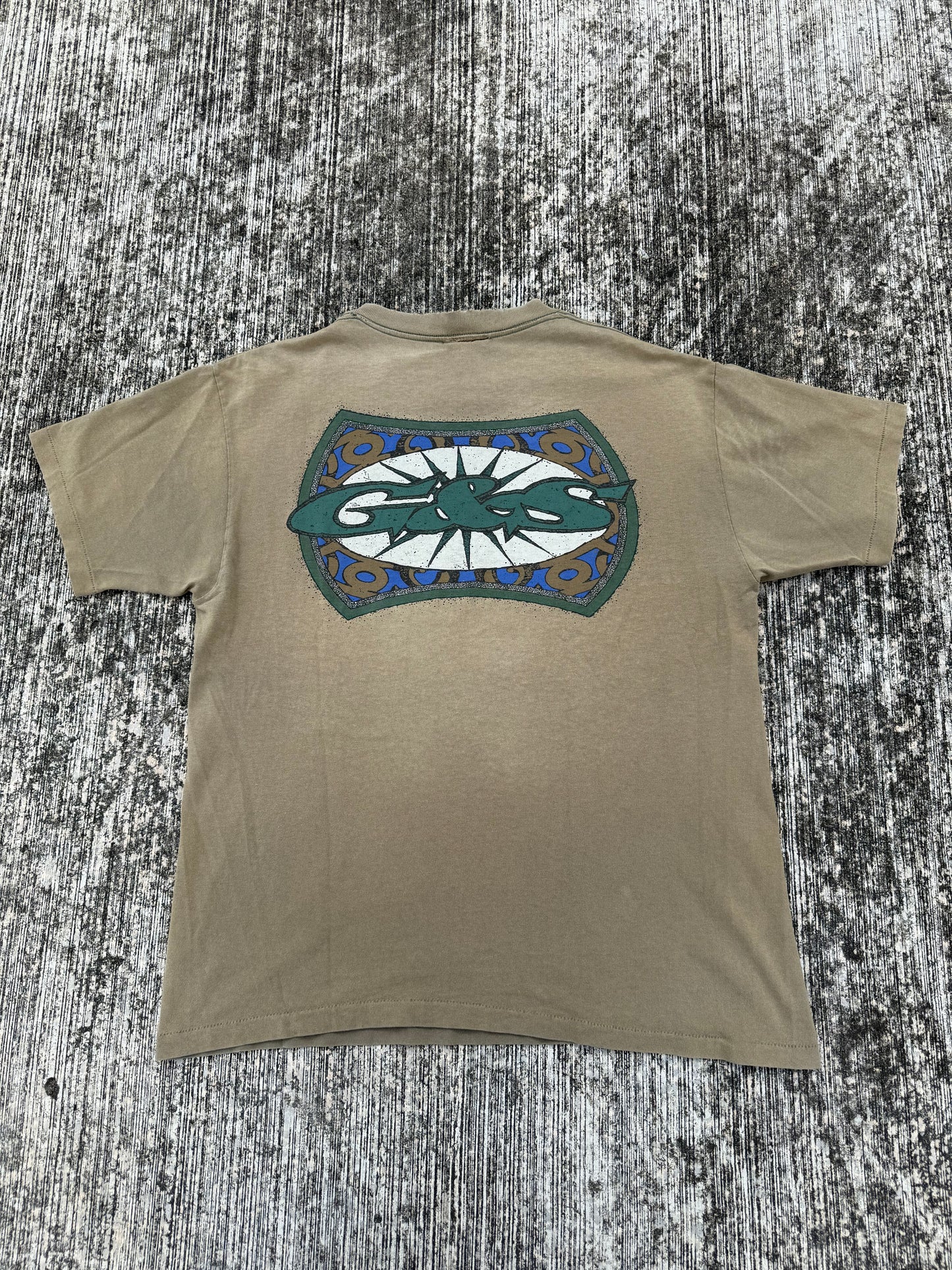 G&S Gordon & Smith San Diego Compass Logo Tee (1990s Vintage Skate Surf)