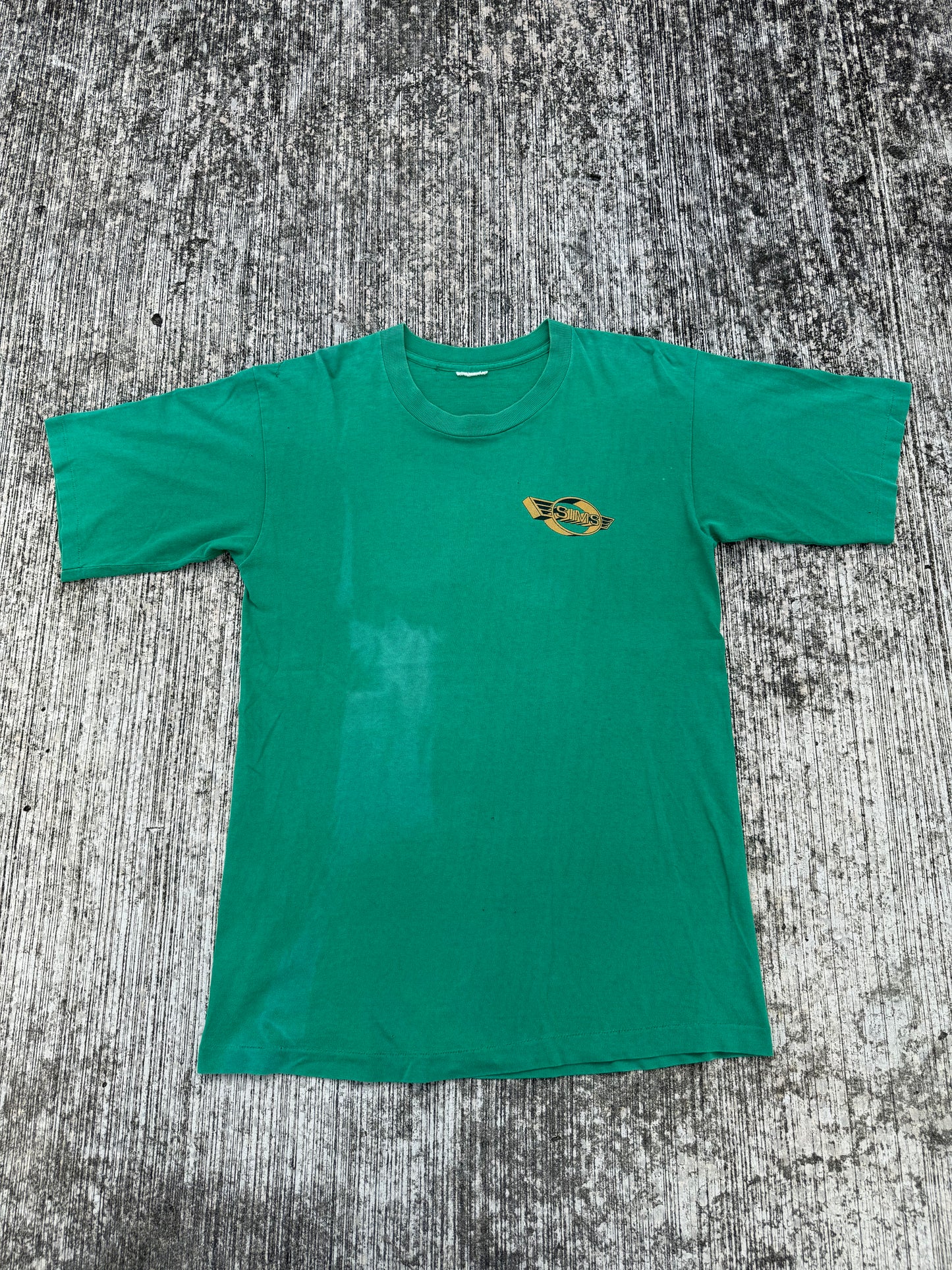 Vintage 1980s-90s SIMS Snowboards Cartoon Graphic Tee