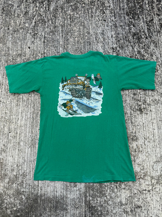 Vintage 1980s-90s SIMS Snowboards Cartoon Graphic Tee