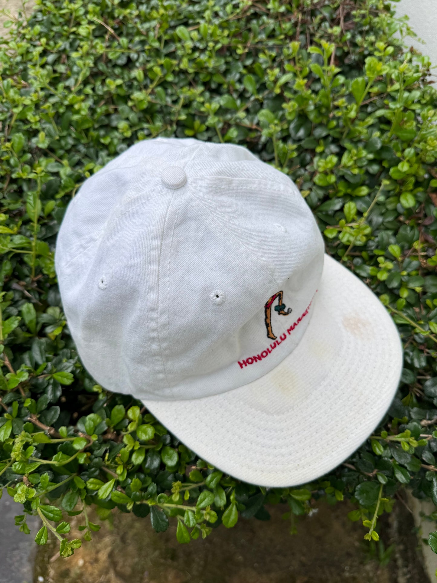 Vintage 90s Nike Honolulu Marathon Cap Made In Usa