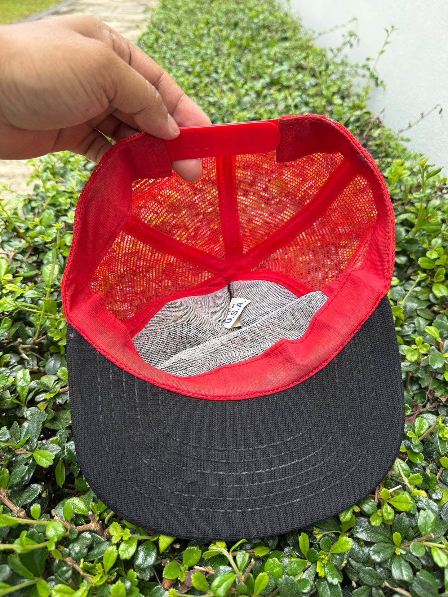 Vintage 1980s “Over The Hill” Trucker Hat Made In Usa