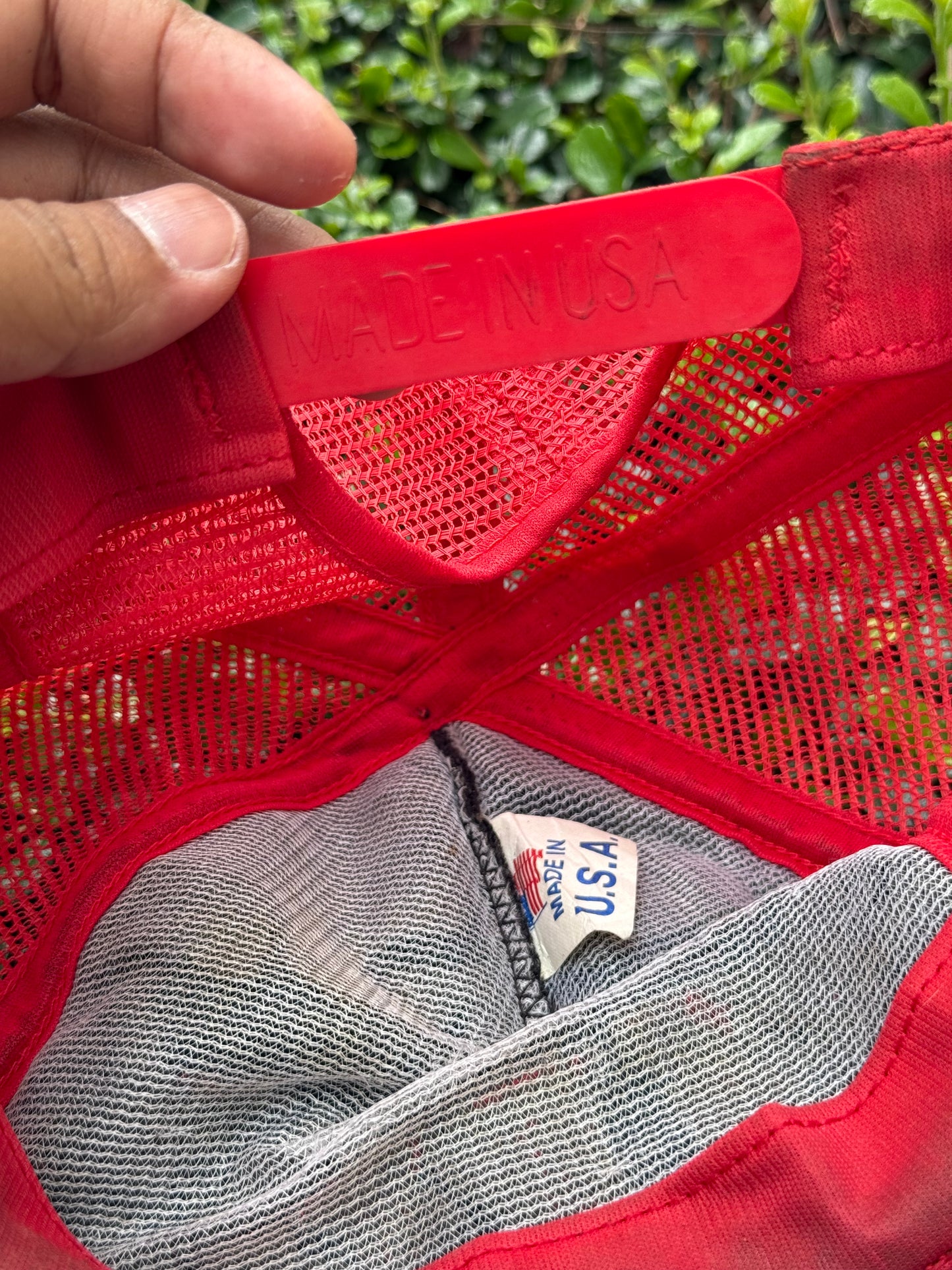 Vintage 1980s “Over The Hill” Trucker Hat Made In Usa