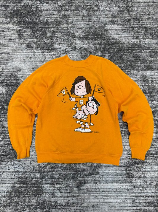 Vintage 1970s Peanuts Cheerleader Sweatshirt