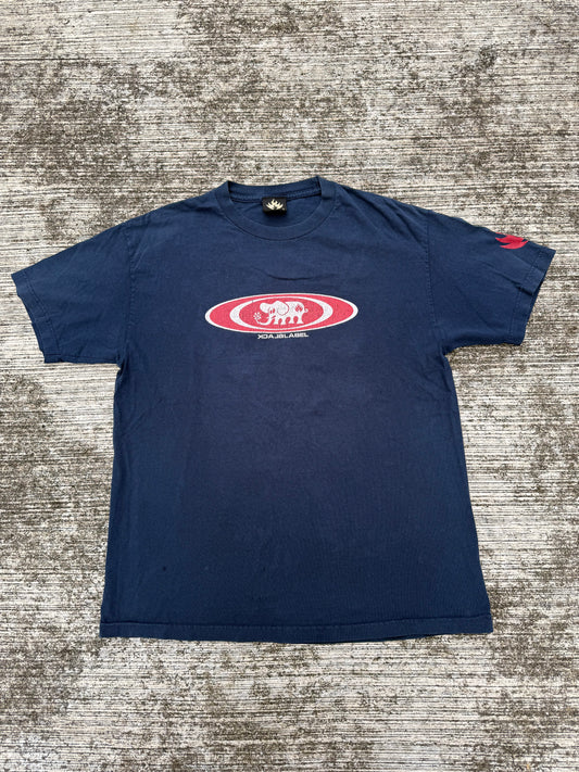 Black Label Skateboards “Flaming Elephant” Tee (Made in USA, Y2K Era)