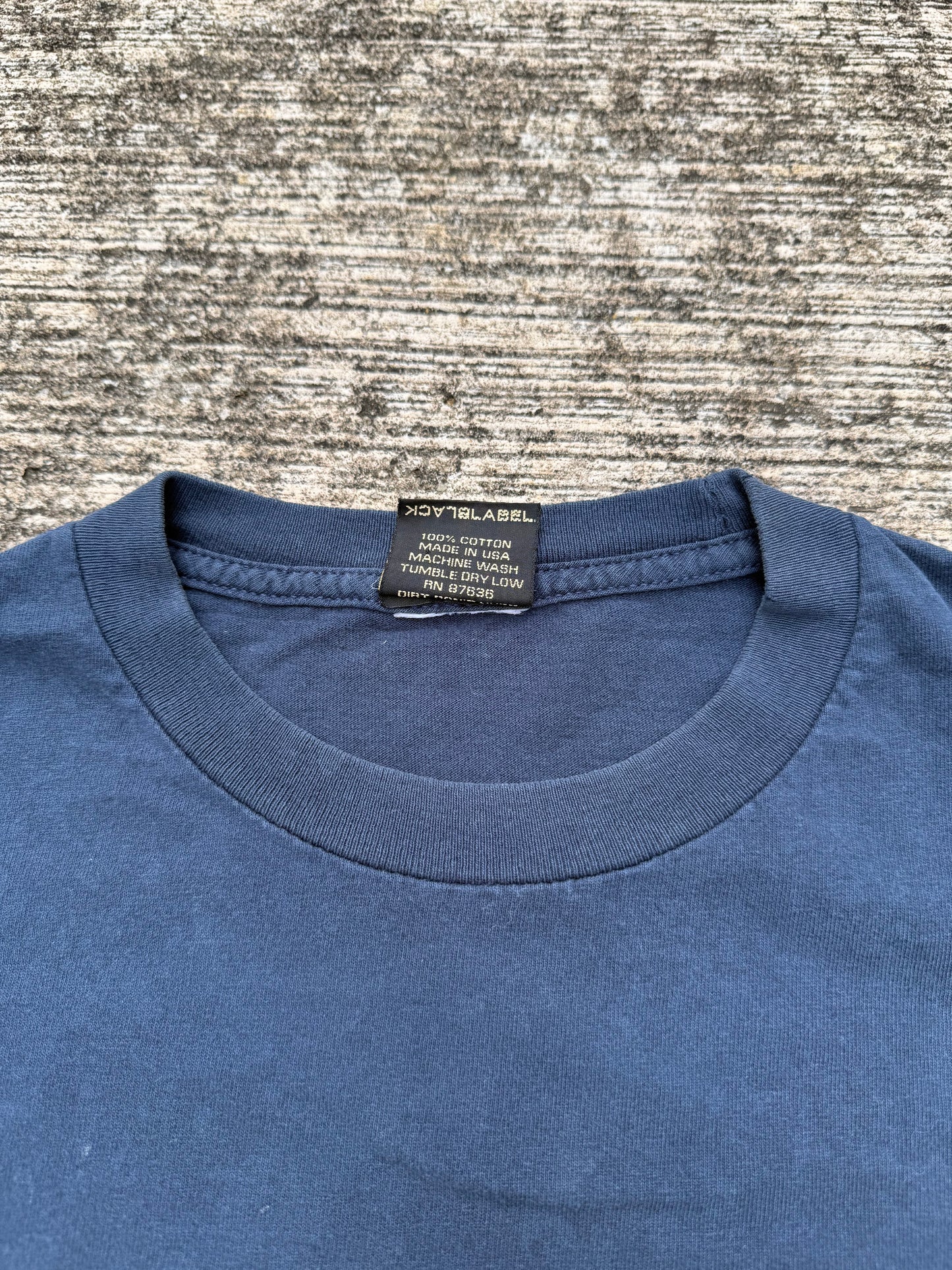 Black Label Skateboards “Flaming Elephant” Tee (Made in USA, Y2K Era)