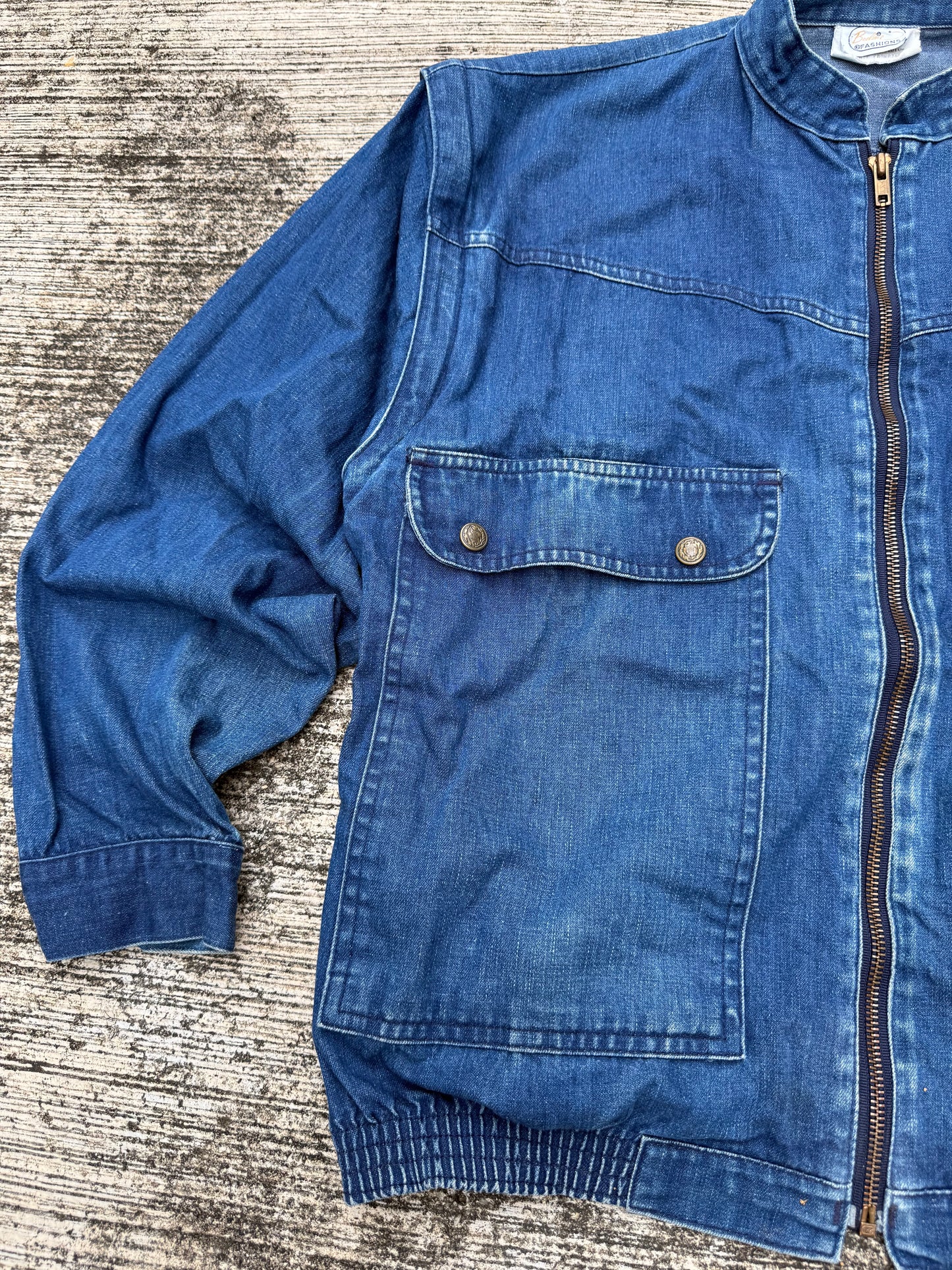 Vintage Beeline Fashions Convertible Denim Jacket