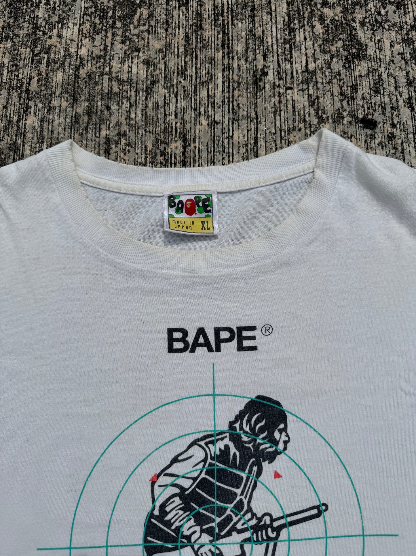 A Bathing Ape “Chimp Soldier – World Gone Mad” Tshirt