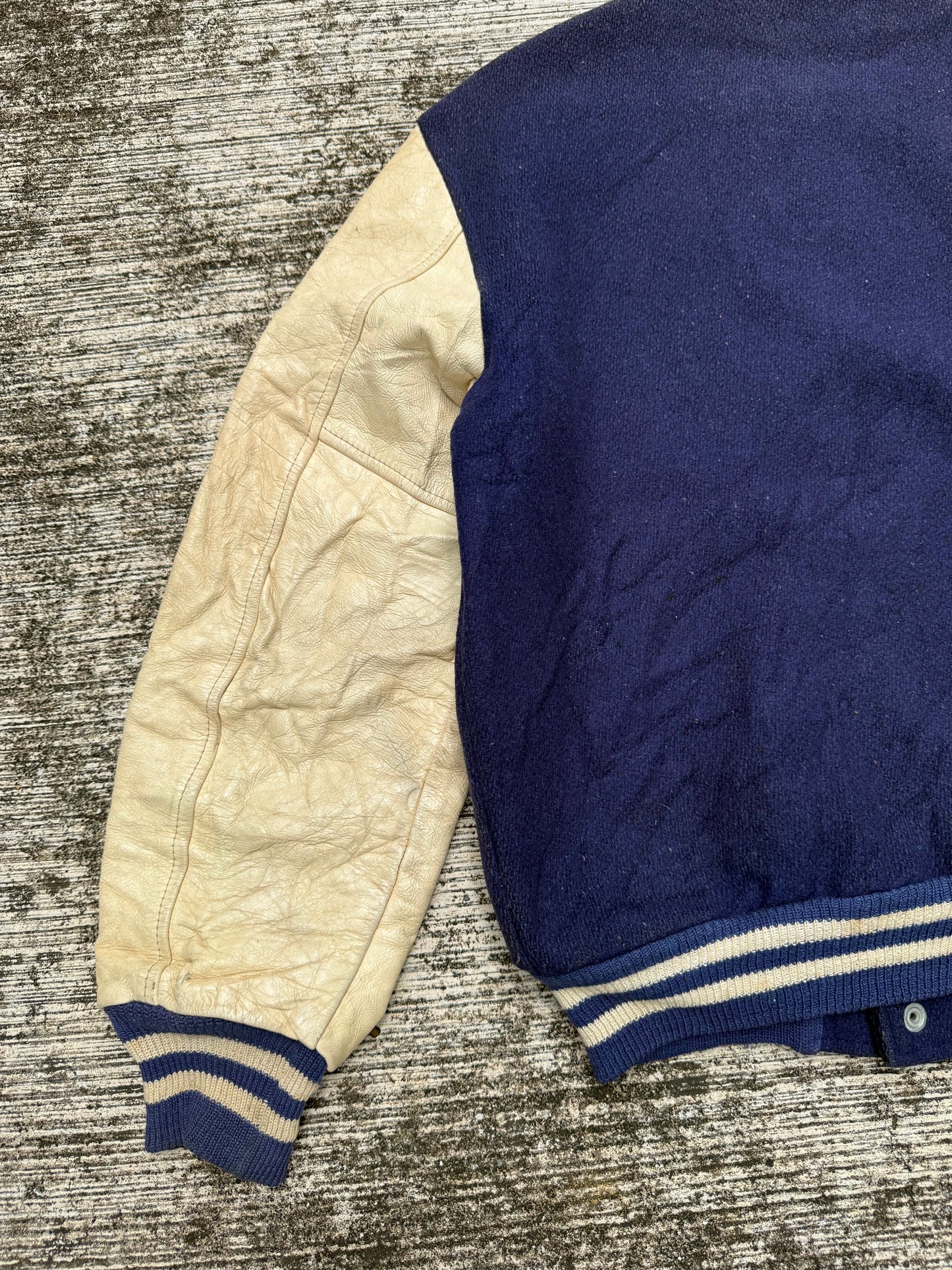 Vintage 1950s Butwin “E” Varsity Wool Jacket Made In Usa