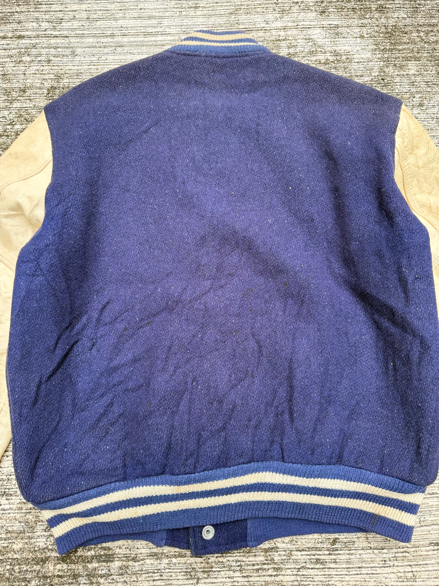 Vintage 1950s Butwin “E” Varsity Wool Jacket Made In Usa