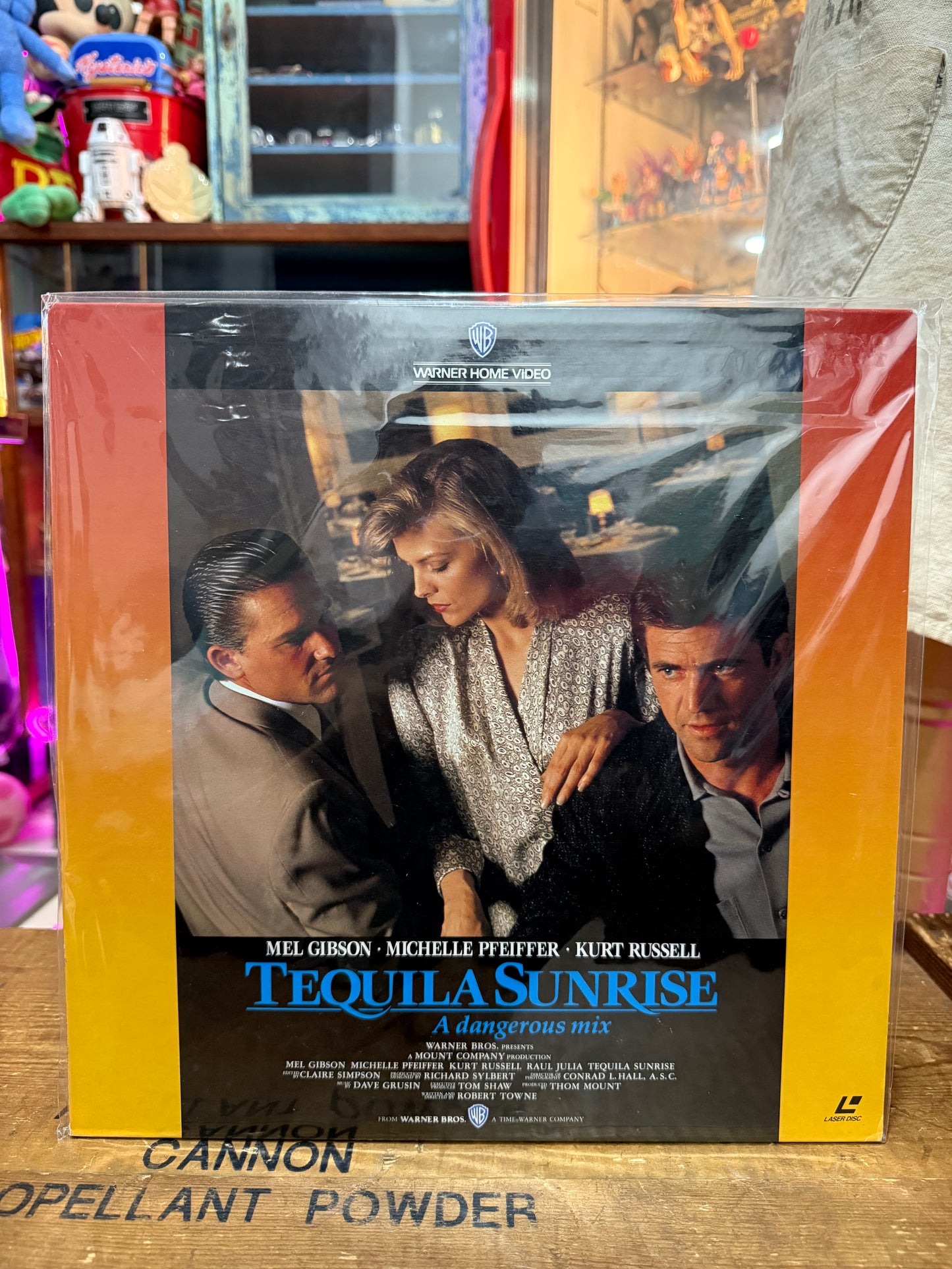 Vintage Tequila Sunrise LaserDisc Japan Pressing LD Mel Gibson Michelle Pfeiffer Kurt Russell