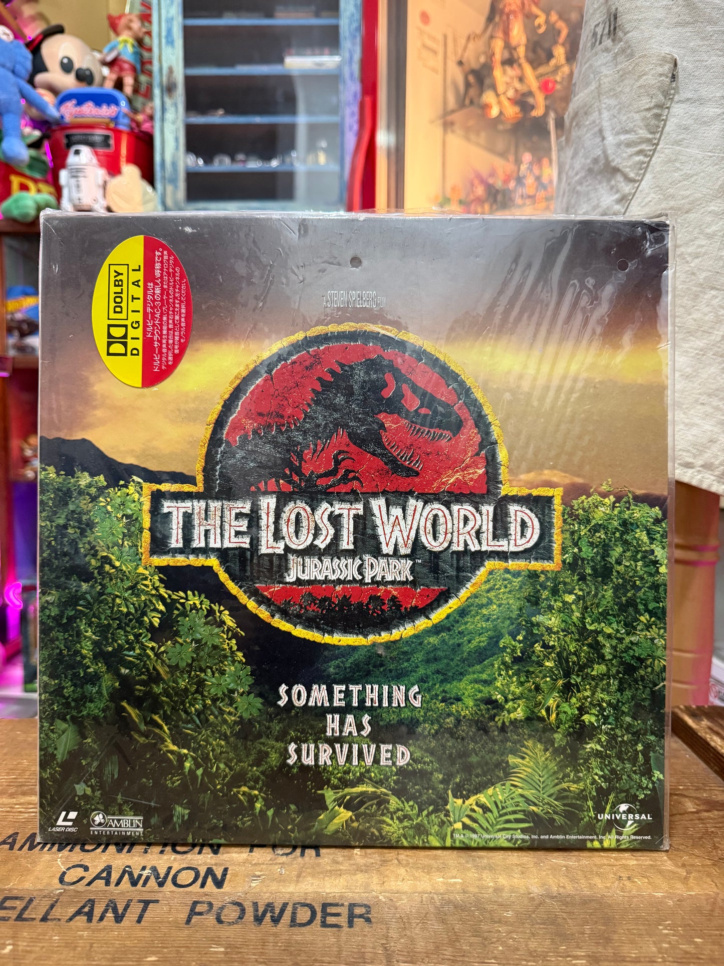 Vintage The Lost World Jurassic Park LaserDisc Japan Pressing LD Universal