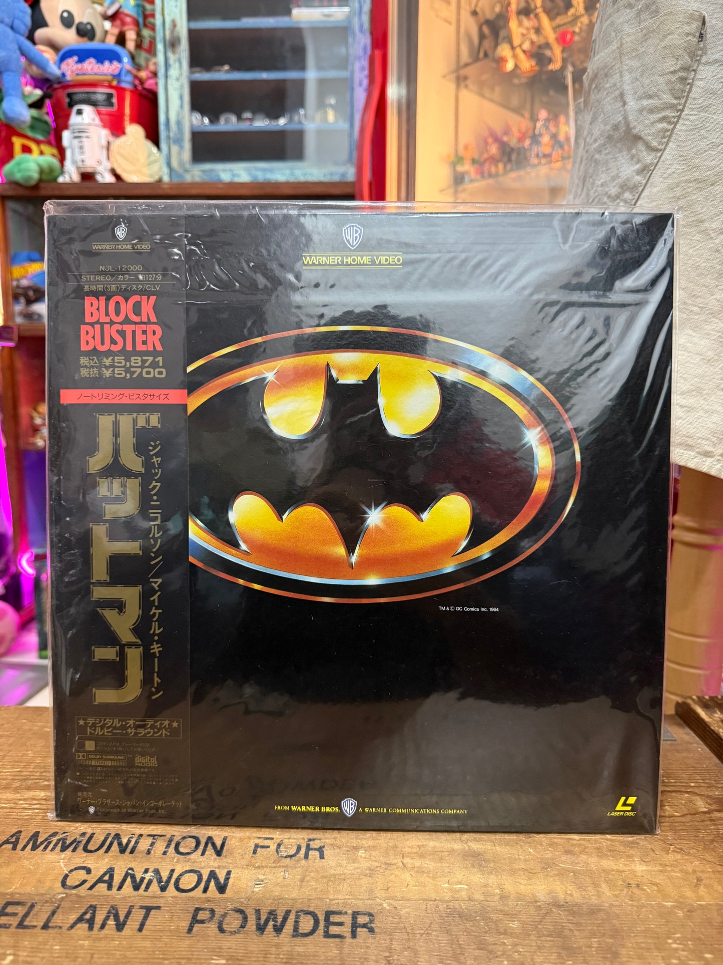 Vintage Batman 1989 LaserDisc Japan Pressing LD Michael Keaton Jack Nicholson