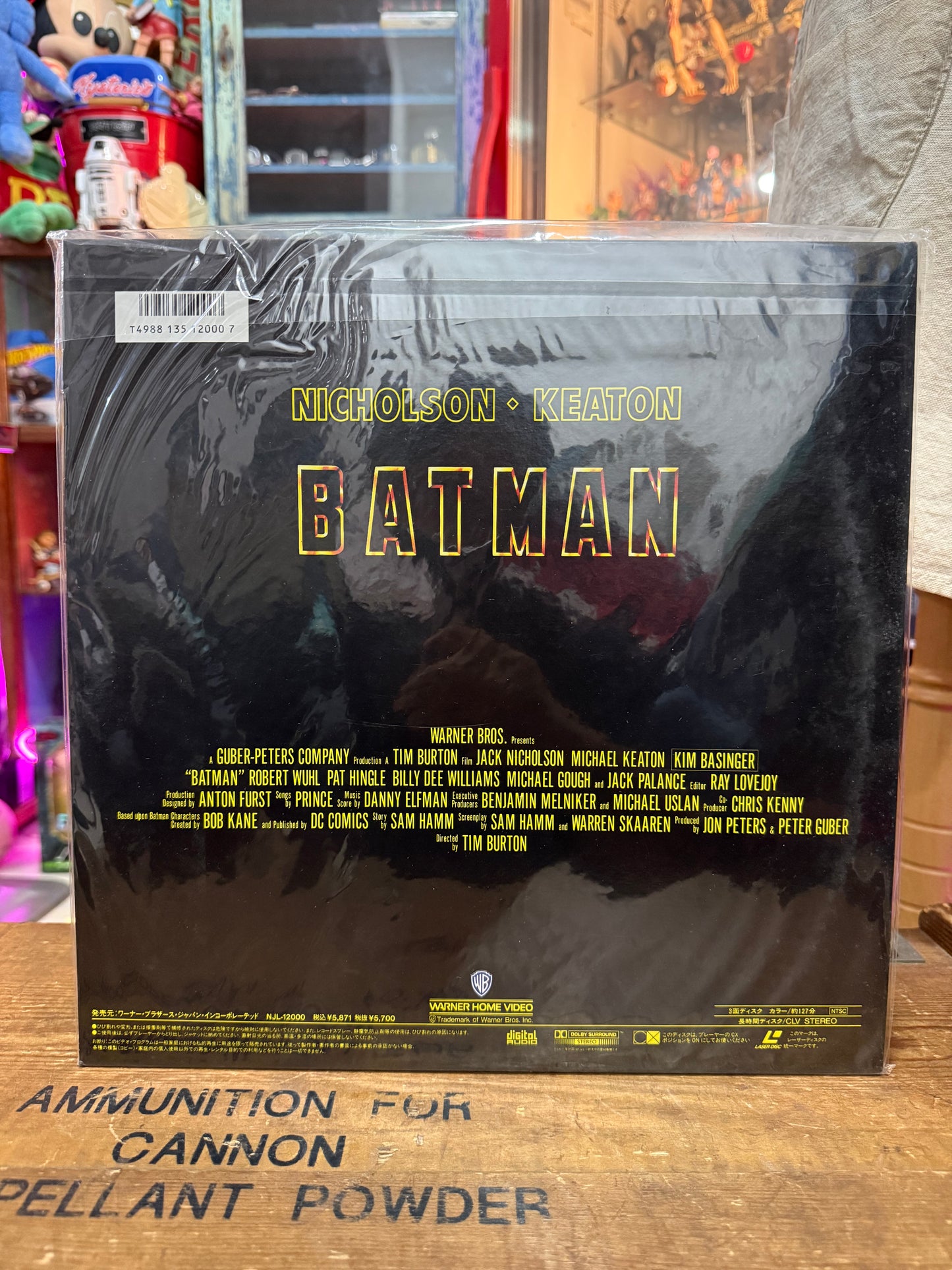 Vintage Batman 1989 LaserDisc Japan Pressing LD Michael Keaton Jack Nicholson