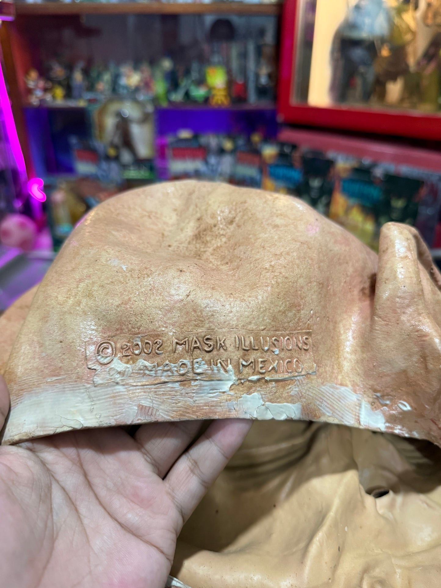Vintage 2002 Mask Illusions Latex Gollum Smeagol Creature Mask LOTR