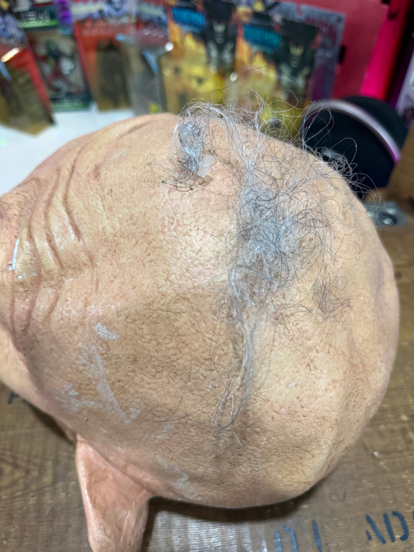 Vintage 2002 Mask Illusions Latex Gollum Smeagol Creature Mask LOTR