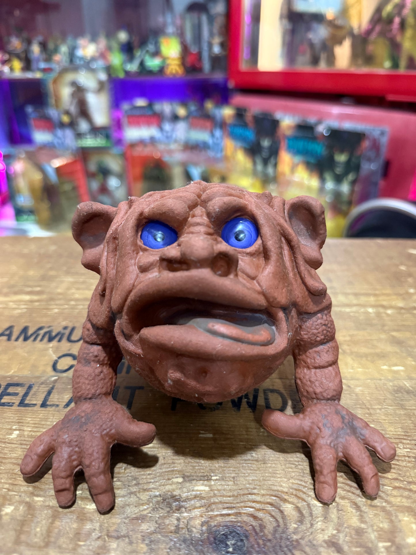Vintage 1987 Boglins Squeel Rubber Hand Puppet Seven Towns Ltd Original 80s Toy