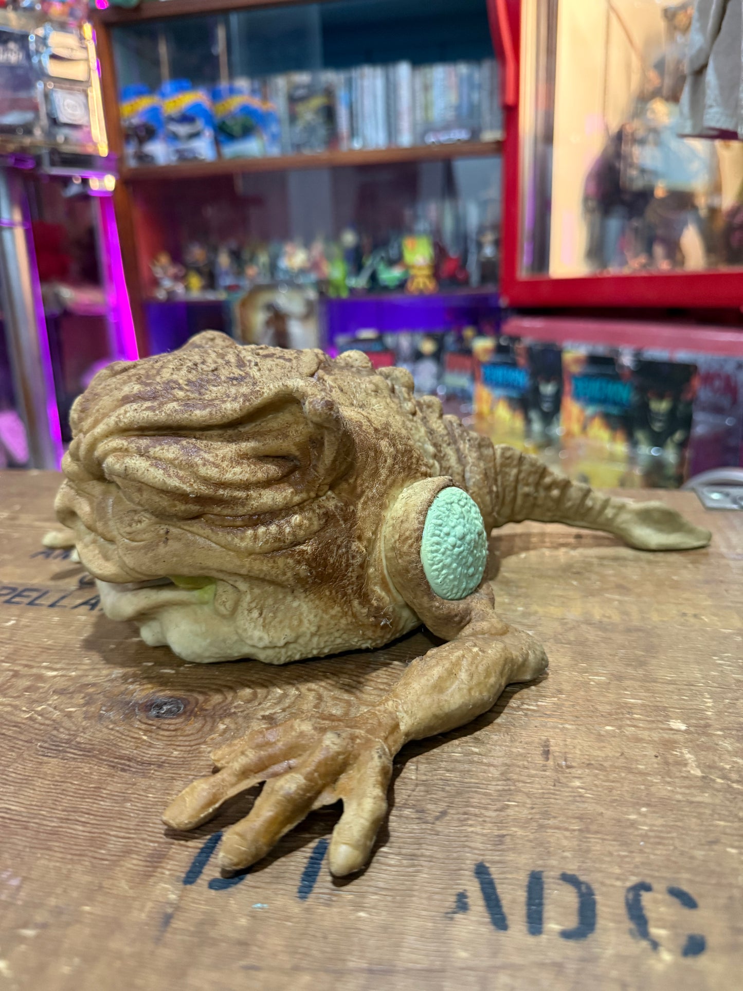 Vintage 1987 Boglins Drool Rubber Hand Puppet Seven Towns Ltd Original 80s Toy