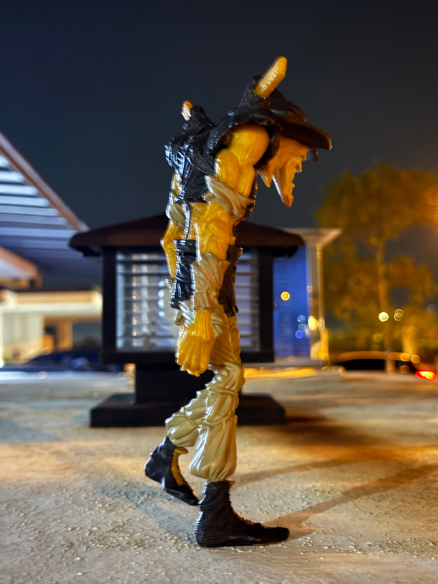 Vintage 1997 DC Comics Twister Strike Scarecrow Figure Kenner Batman Villain