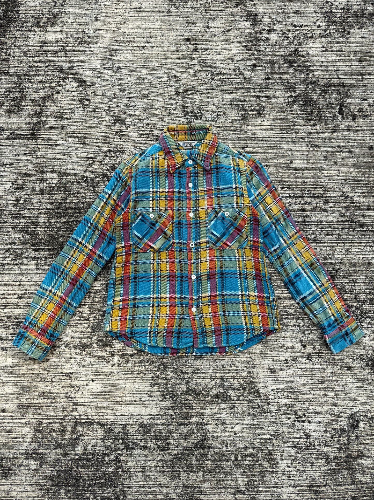 Vintage 1970s Five Brother Union Made Flannel Shirt