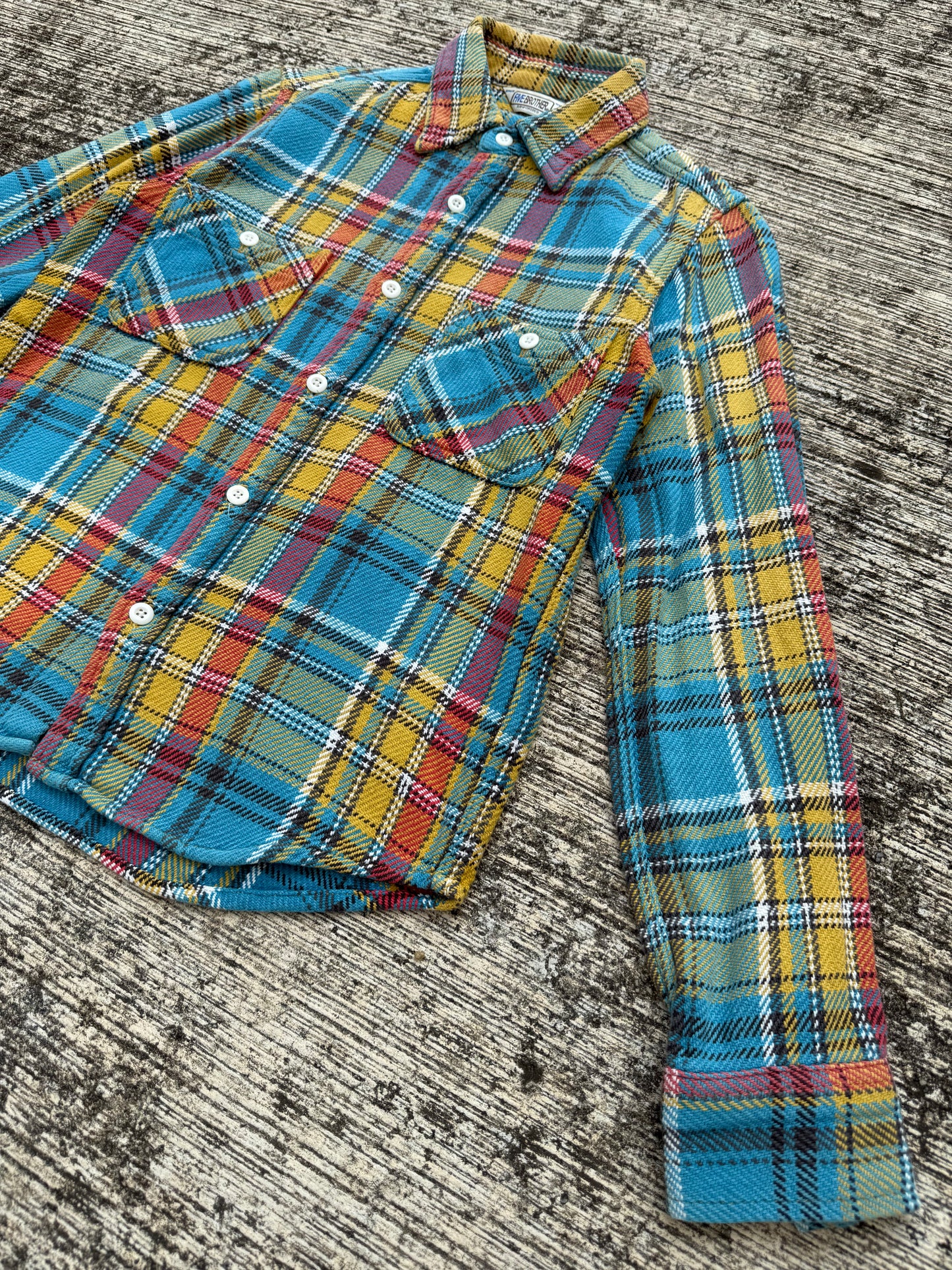 Vintage 1970s Five Brother Union Made Flannel Shirt
