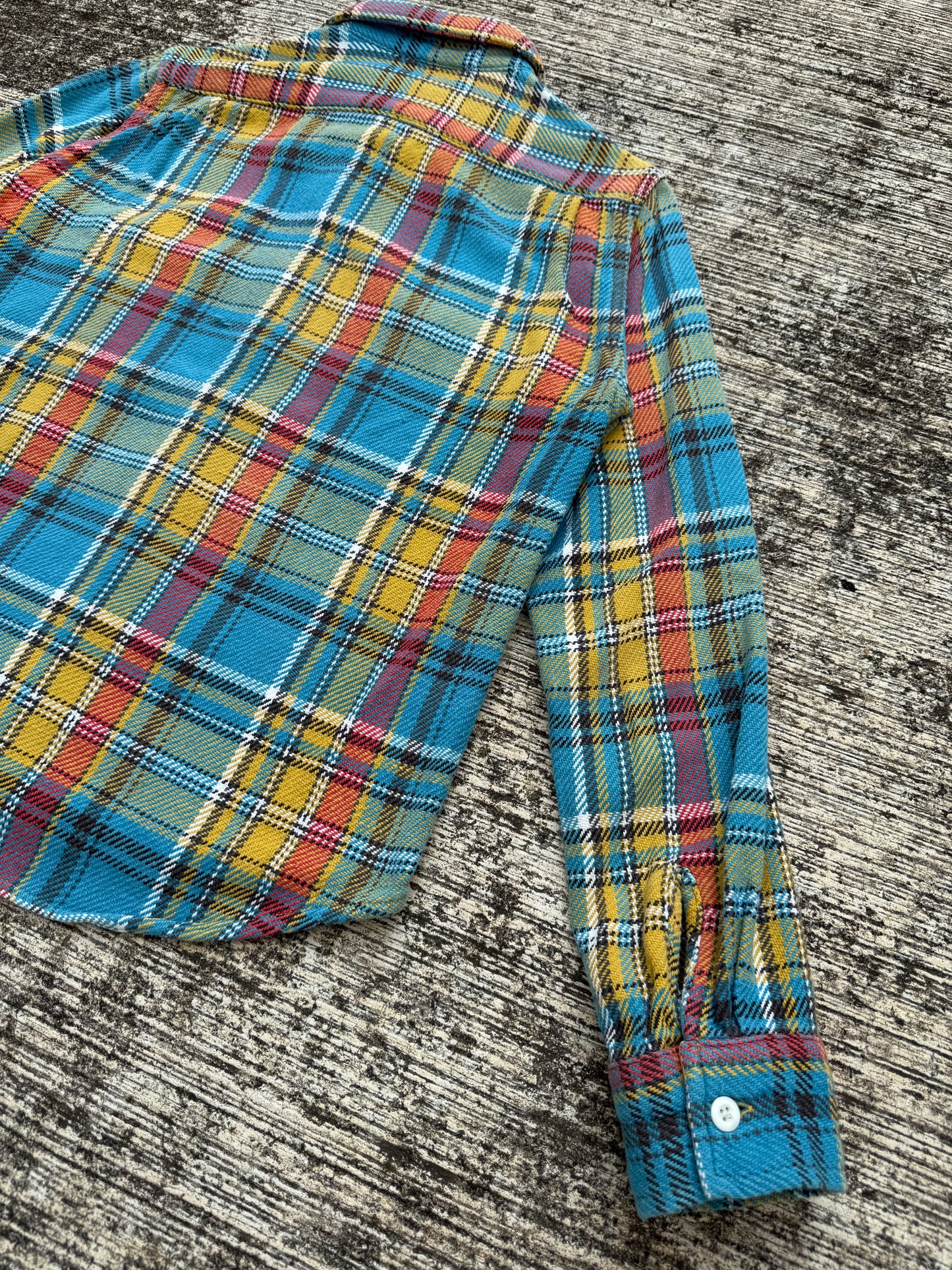 Vintage 1970s Five Brother Union Made Flannel Shirt