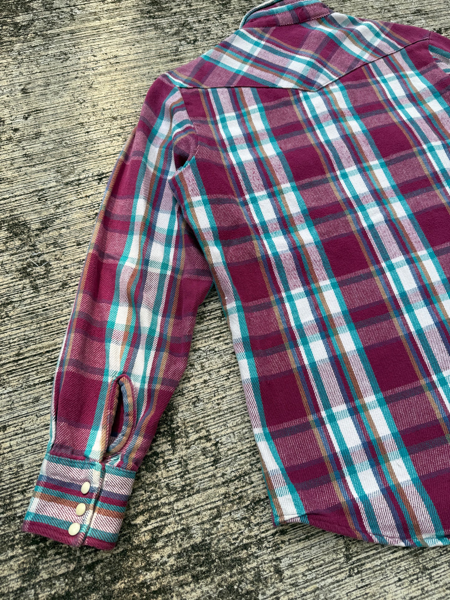 Vintage 1980s Dakota by Five Brother Western Flannel Shirt