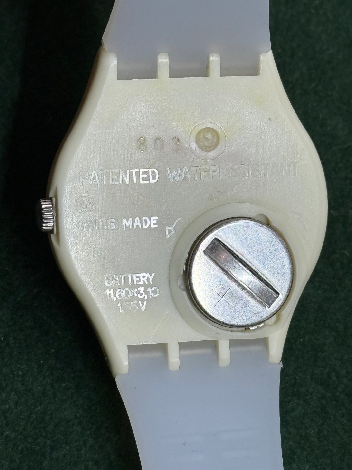 Vintage Swatch Gent Date “In View” AG 1997 Watch Rare 90s Swiss Made