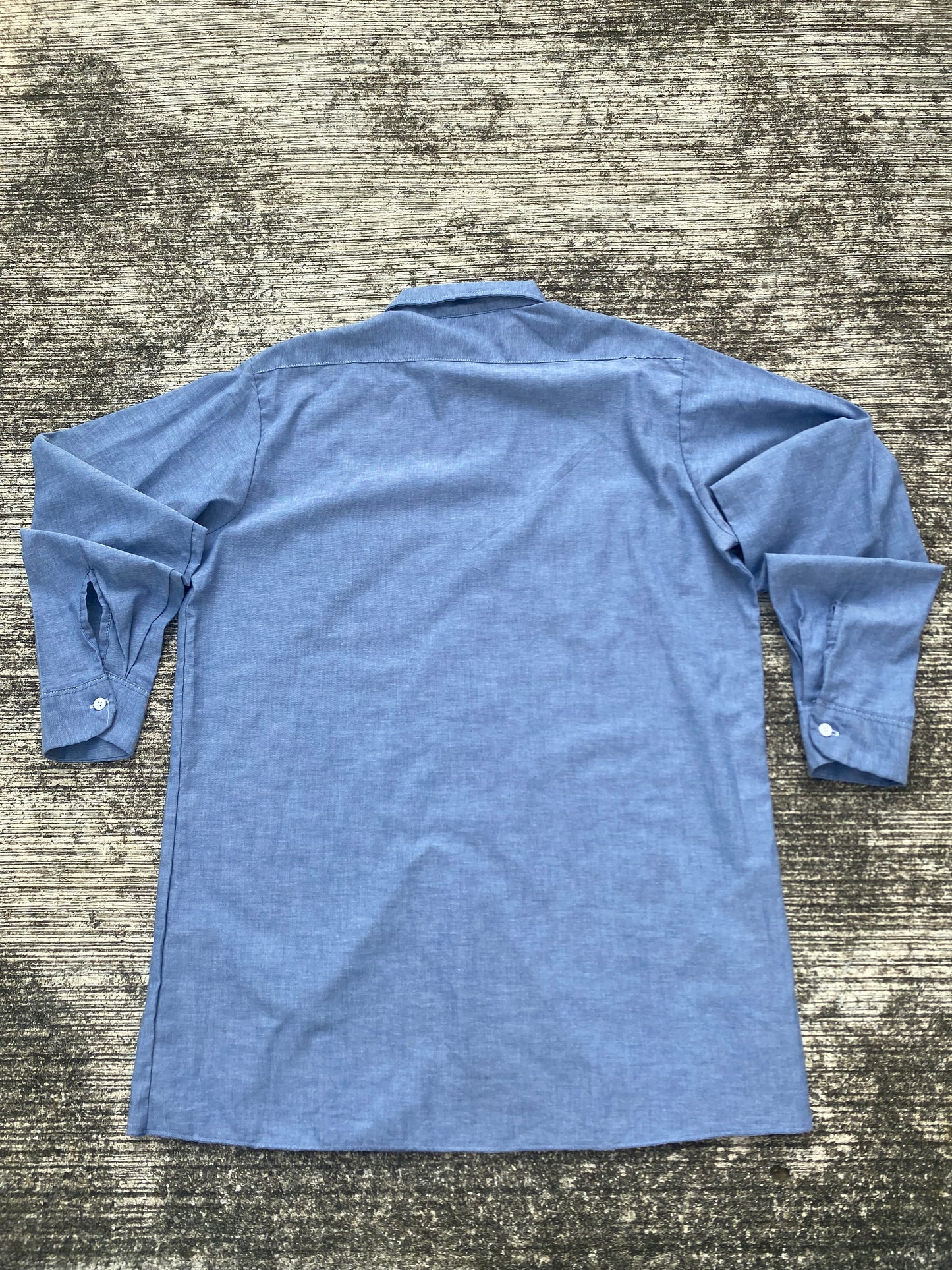 Vintage 1980s-90s Dickies Chambray Work Shirt