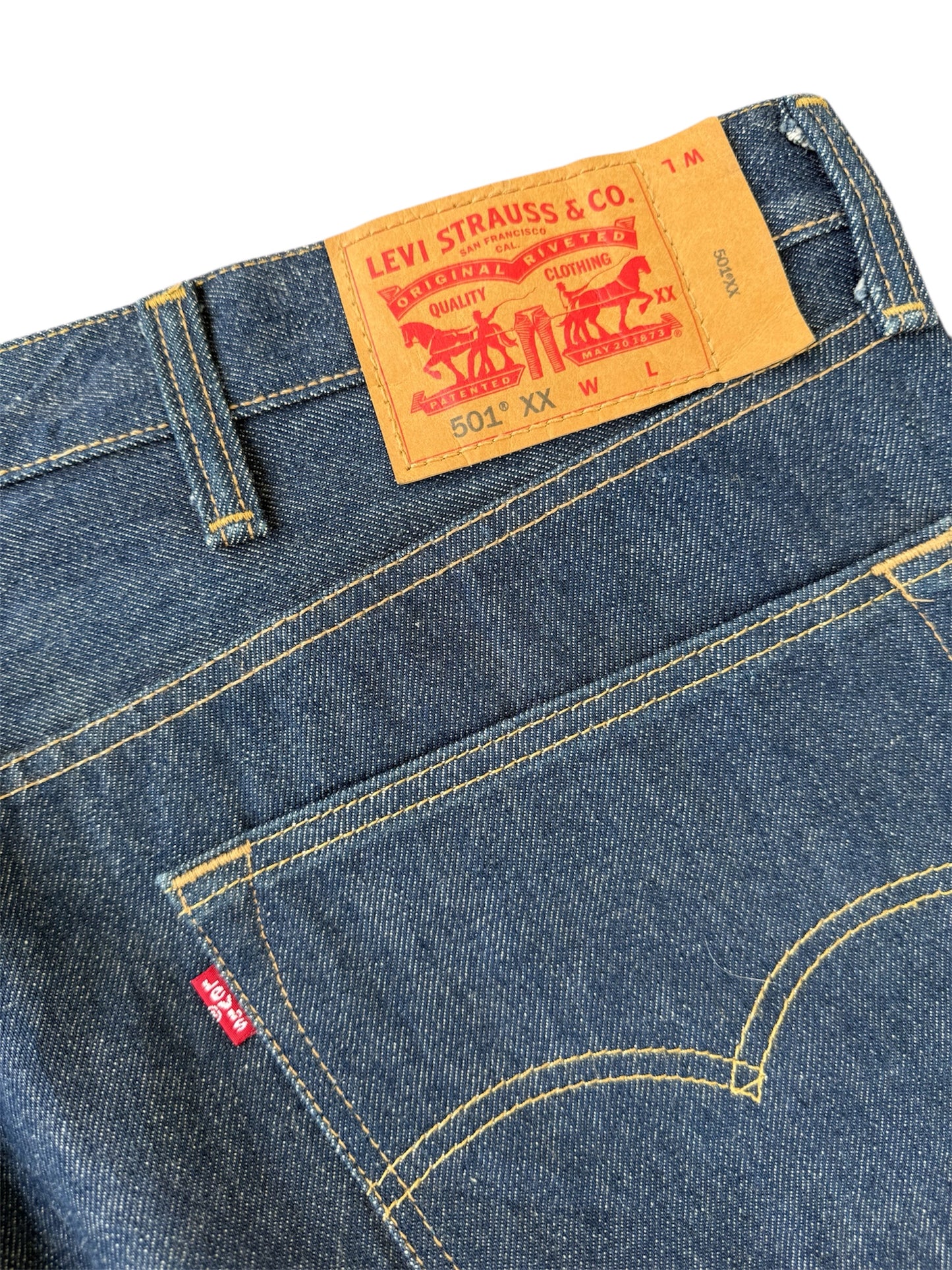 Levi’s 501XX Rigid Denim Jeans Deadstock Oversized