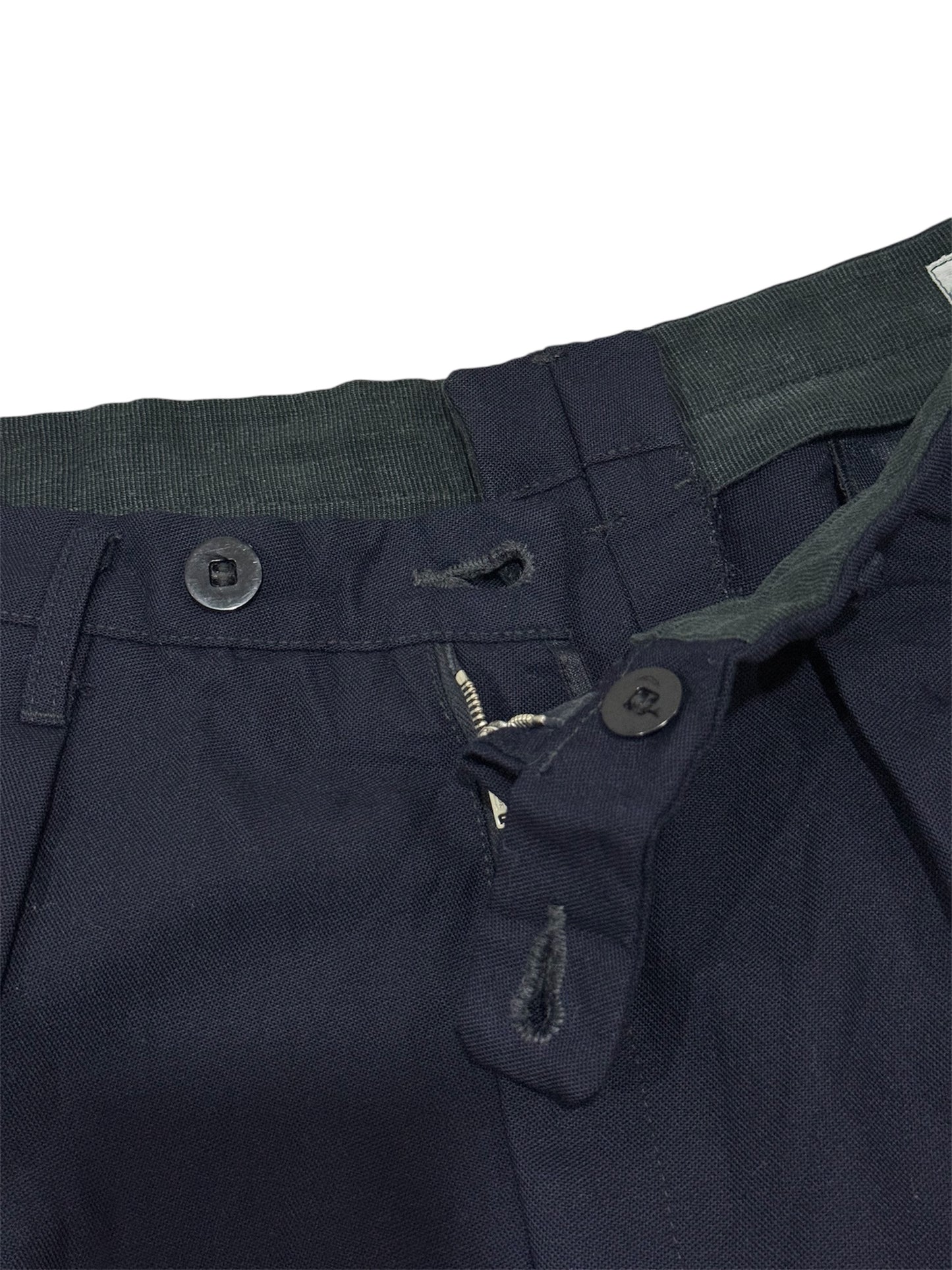 Vintage 1960s-70s Swedish Wool-Blend Uniform Trousers