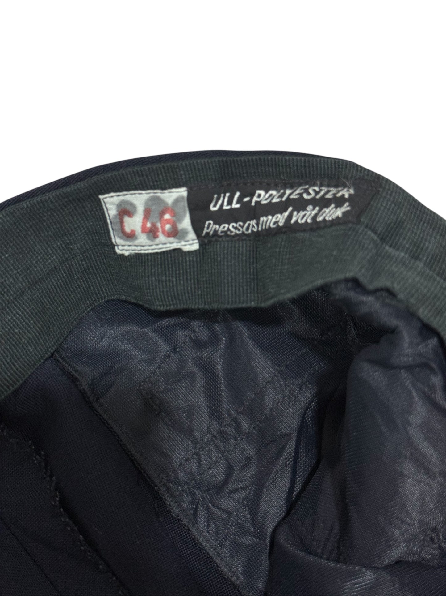 Vintage 1960s-70s Swedish Wool-Blend Uniform Trousers