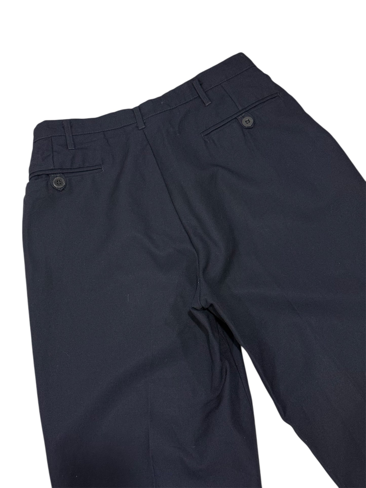 Vintage 1960s-70s Swedish Wool-Blend Uniform Trousers