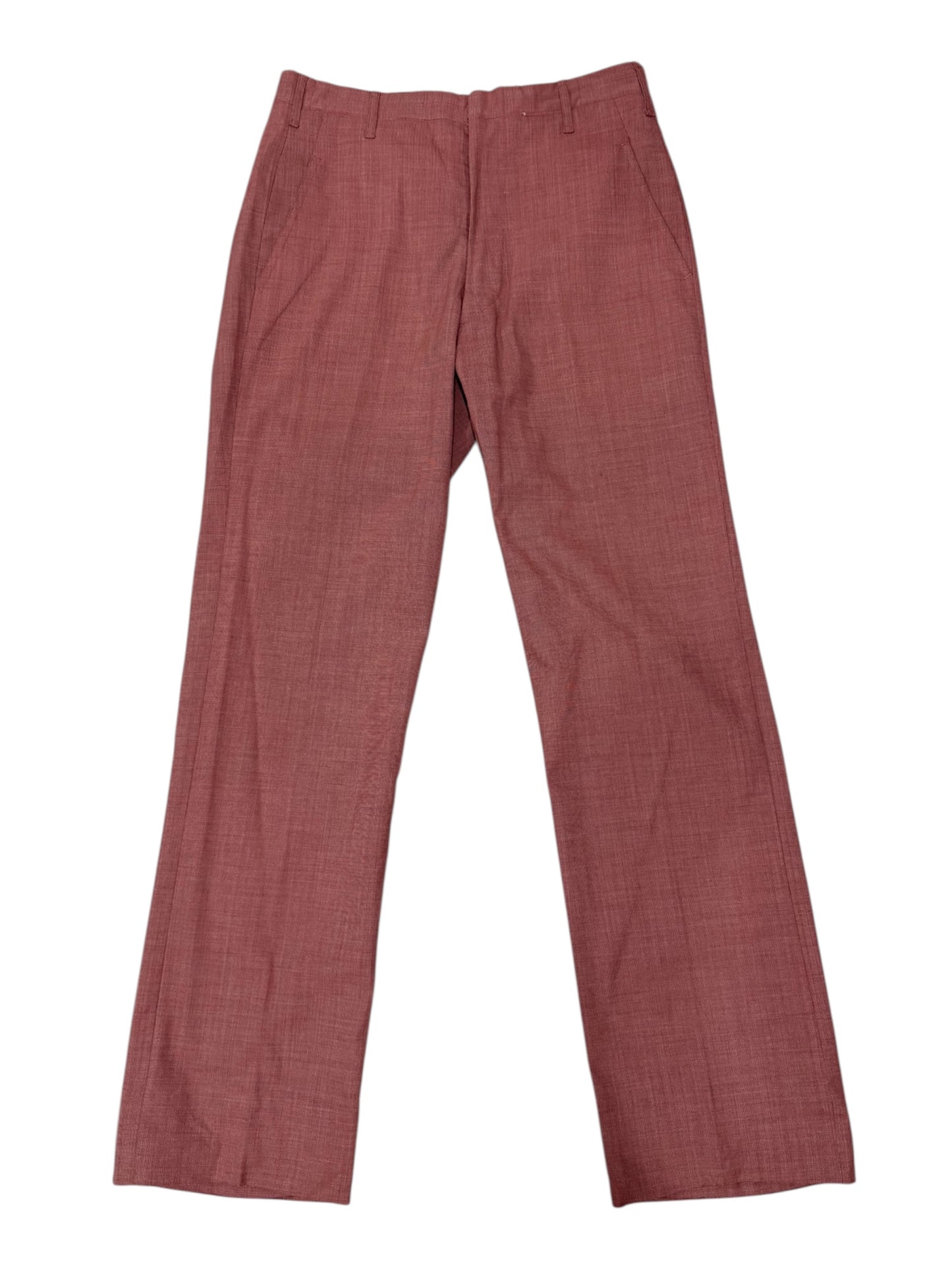 Vintage 1960s-70s European Tailored Wool-Blend Slacks
